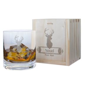 Whiskyglas met hert