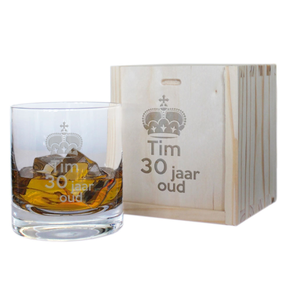 Whiskyglas verjaardag