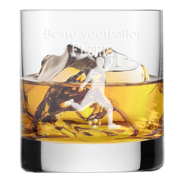 Whiskyglas voor een sporter - voetbal