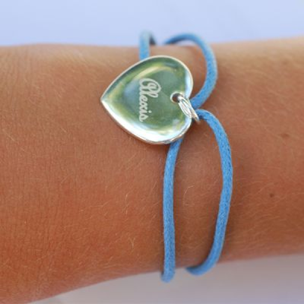 Hartje armband personaliseren