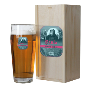 Bedrukt trappistenbierglas