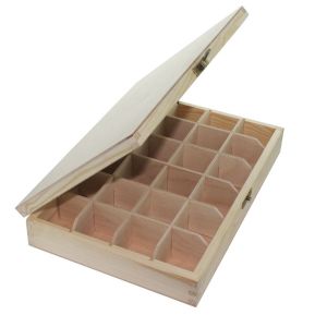 Houten kralendoos personaliseren