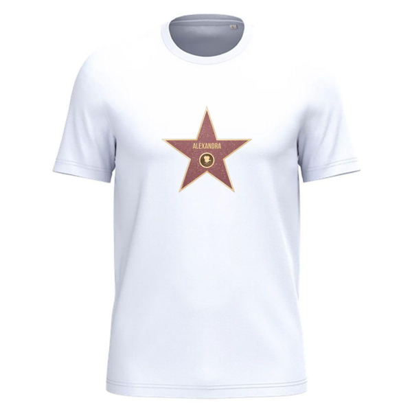 T-shirt Ster van de Walk of Fame 100% biologisch katoen
