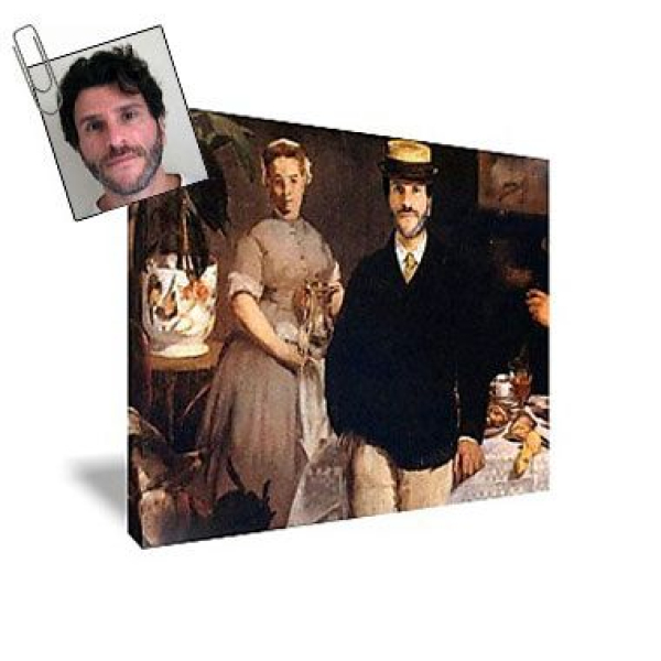 Portret van een man - Canvas Manet