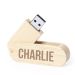 Gepersonaliseerde 16GB houten USB-stick