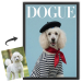 DOGUE-magazinecover op basis van een foto DOGUE-magazinecover op basis van een foto