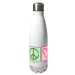 Drinkfles Peace & Love foto Drinkfles Peace & Love foto