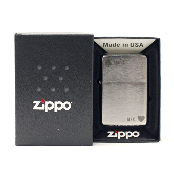 Gegraveerde Zippo liefde
