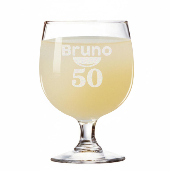 Gepersonaliseerd likeurglas verjaardag