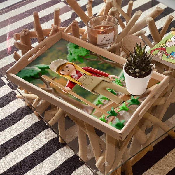 Gepersonaliseerd portret in speelgoedstijl op basis van een foto