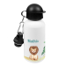 Gepersonaliseerde drinkfles Jungle met diertje