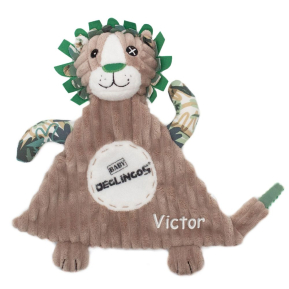 Gepersonaliseerde Jélékros de leeuw babyknuffel Gepersonaliseerde Jélékros de leeuw babyknuffel