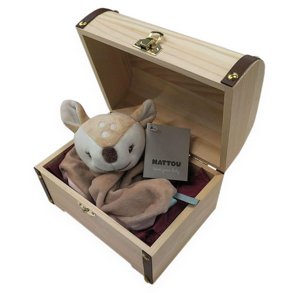 Gepersonaliseerde Nattou geschenkdoos en knuffel