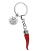 Gepersonaliseerde sleutelhanger met chilipeper