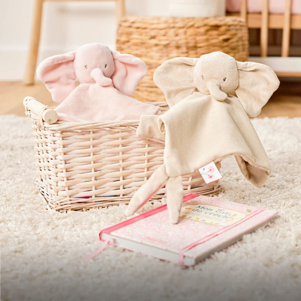 Knuffeldoek Fanfan de geborduurde olifant
