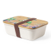 Lunchbox met gepersonaliseerd bamboedeksel Zeewereld