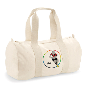 Gepersonaliseerde tas met sportdierenmotief Gepersonaliseerde tas met sportdierenmotief