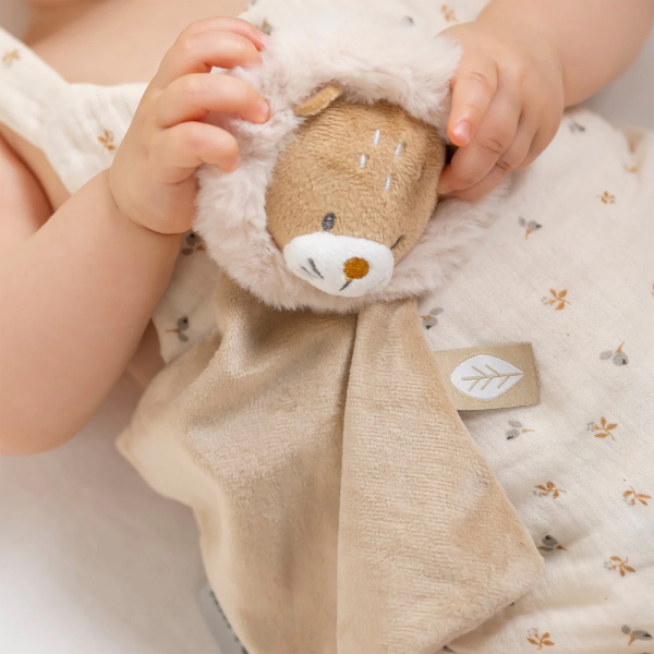 Mini-knuffel Ernest de leeuw, geborduurd