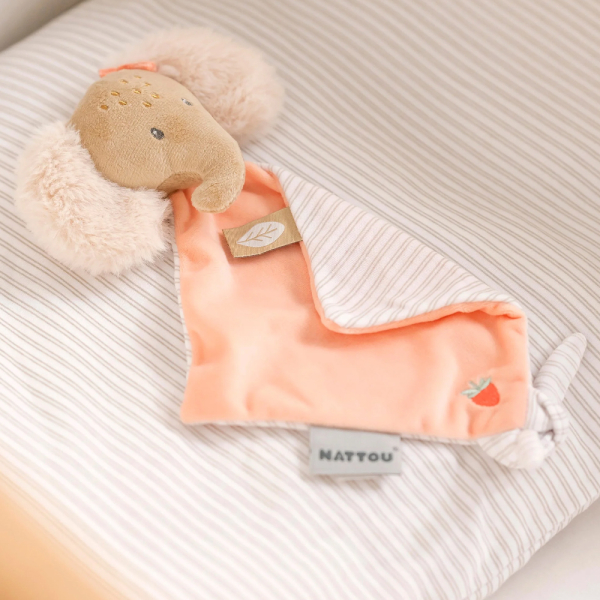 Mini-knuffel Oli de olifant, geborduurd