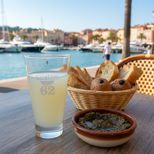 Persoonlijk gepersonaliseerd pastis glas Verjaardag - bistro sfeer