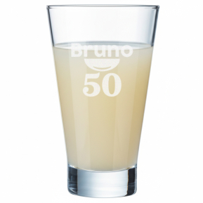 Persoonlijk gepersonaliseerd pastis glas Verjaardag - bistro sfeer