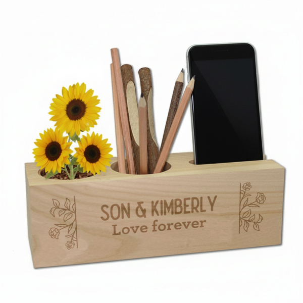 Persoonlijke ecologische bureau-organizer Liefde