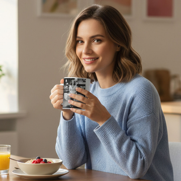 Portret van een vrouw getransformeerd tot historische figuur