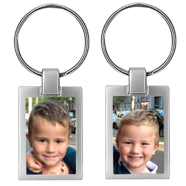 Sleutelhanger met twee foto's