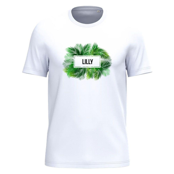 T-shirt voor vrouwen Lifou gepersonaliseerd 100% biologisch katoen
