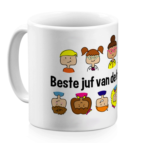 Mok gepersonaliseerd Bedankt juf