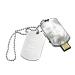 16 GB USB-stick in militaire dog-tag-stijl gepersonaliseerd met foto