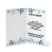 Wenskaart Blauwe bloemen