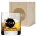 Whiskyglas met naam gepersonaliseerd