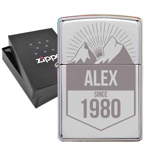 Gepersonaliseerde Zippo verjaardag
