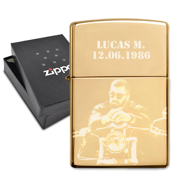 Zippo graveren met foto