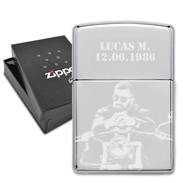 Zippo graveren met foto