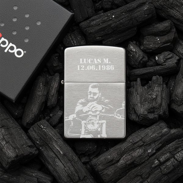 Zippo graveren met foto