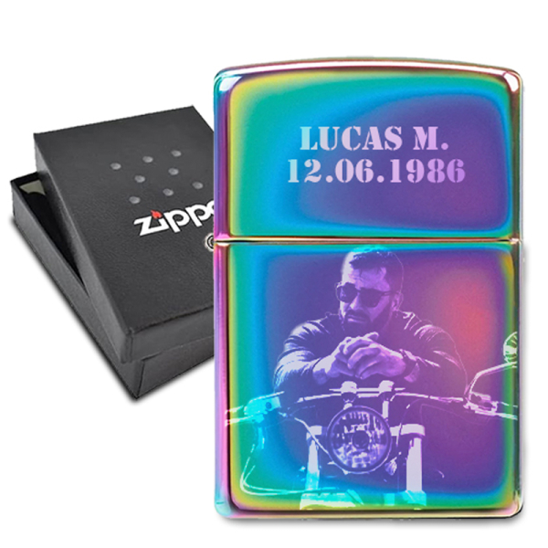 Zippo graveren met foto