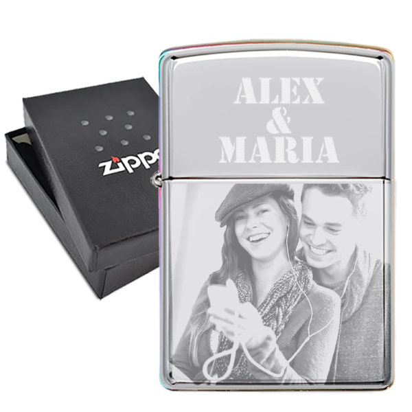 Zippo graveren met foto