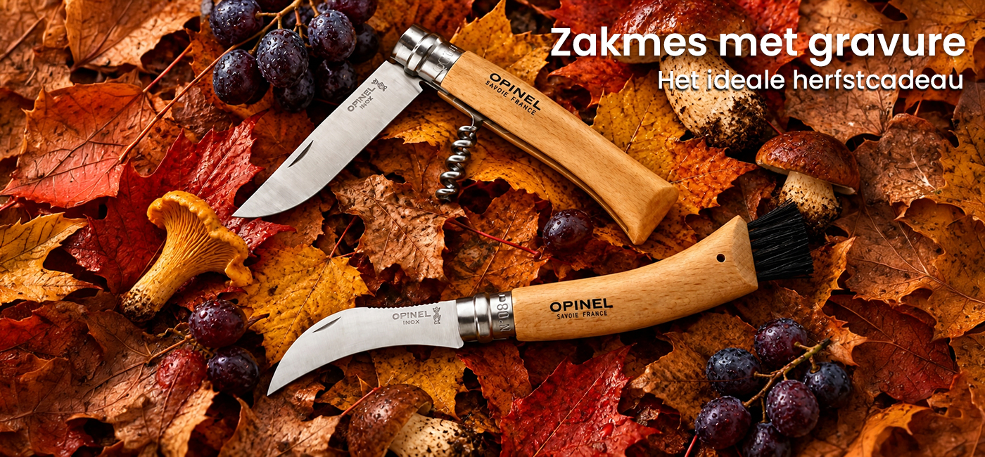 Zakmes met gravure