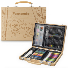 Gepersonaliseerde tekenkoffer koala