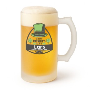 Gepersonaliseerd bierglas voor Sint Patrick