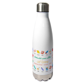 Gepersonaliseerde drinkfles Klasherinneringen