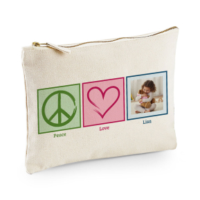Multifunctionele etui Peace & Love foto