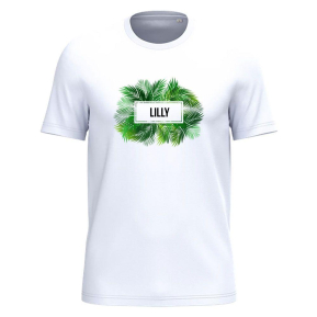 T-shirt voor vrouwen Lifou gepersonaliseerd 100% biologisch katoen