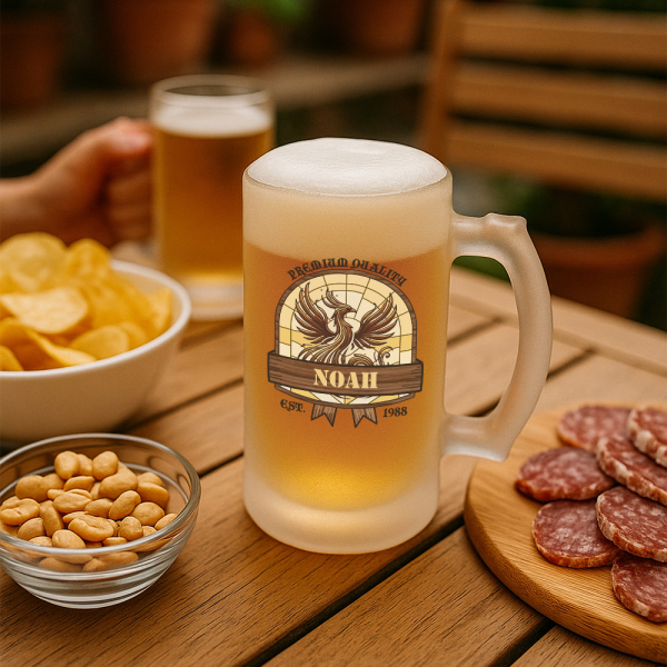 Bierpul met Phoenix motief