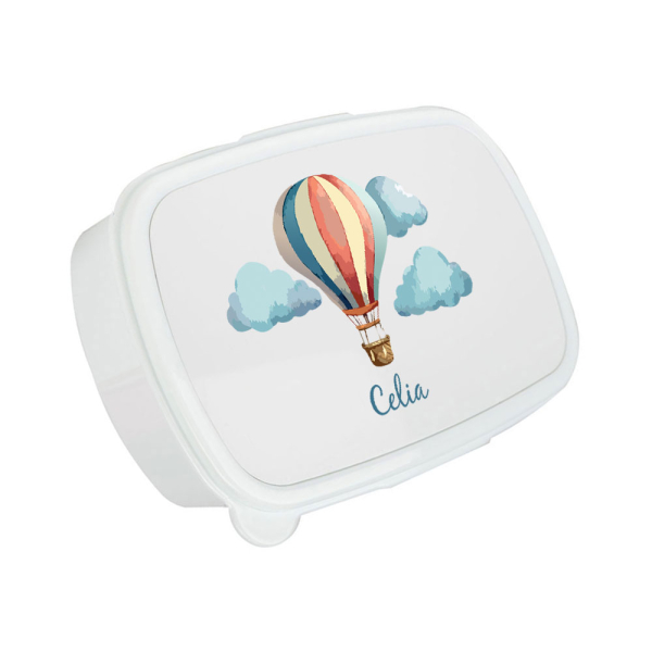 Broodtrommel met een luchtballonafdruk