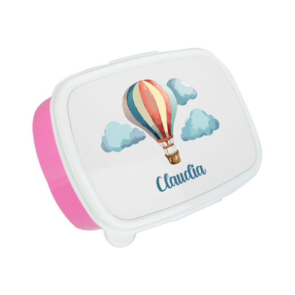 Broodtrommel met een luchtballonafdruk