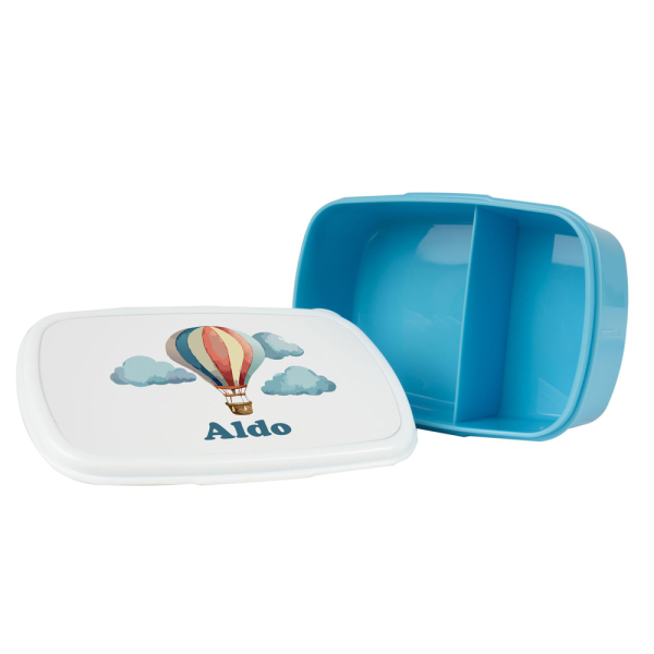 Broodtrommel met een luchtballonafdruk
