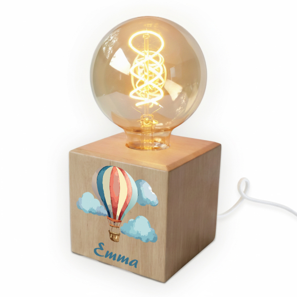 Filamentlamp bedrukt luchtballon Filamentlamp bedrukt luchtballon